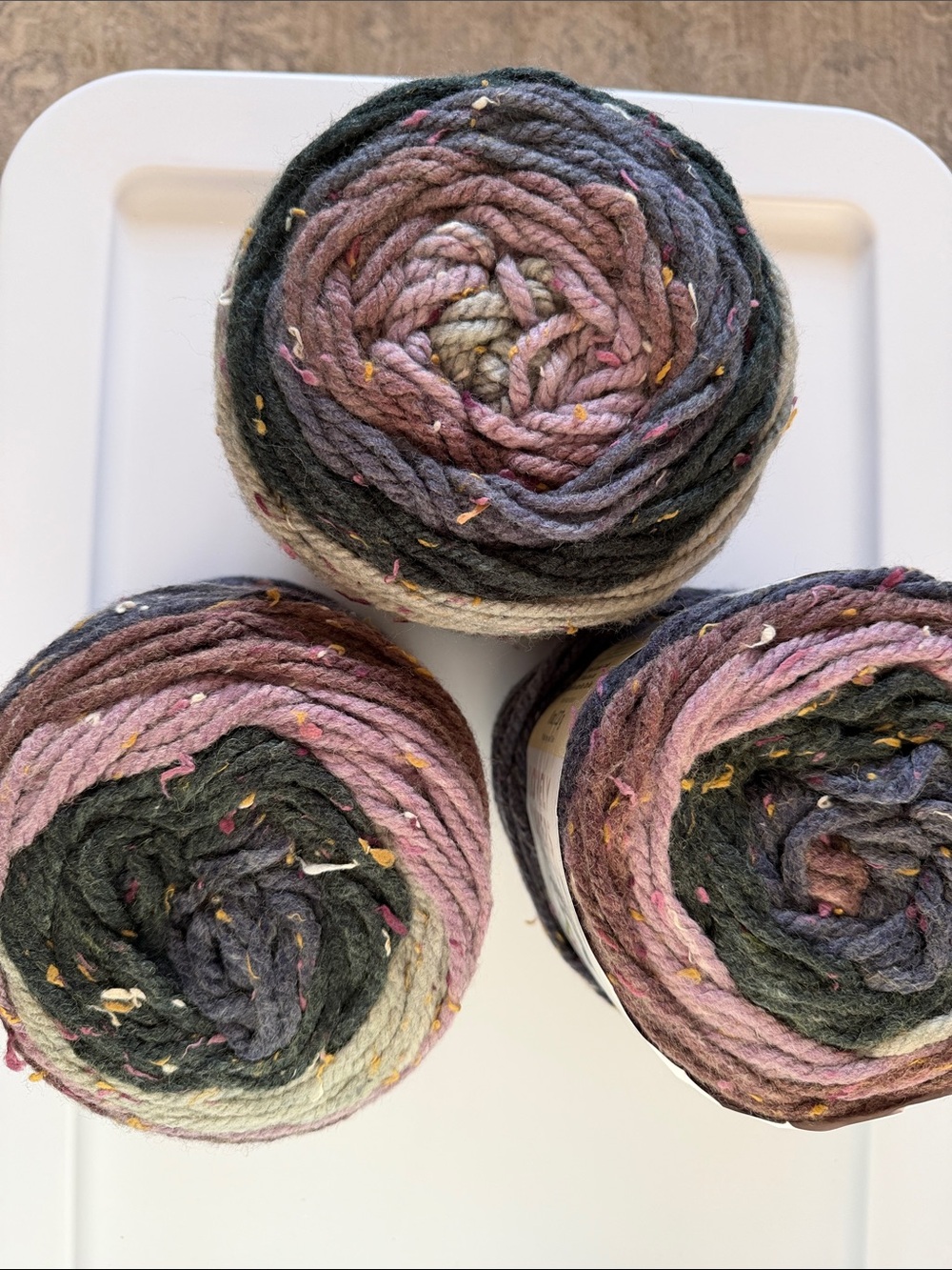 Caron Sprinkle cakes yarn
